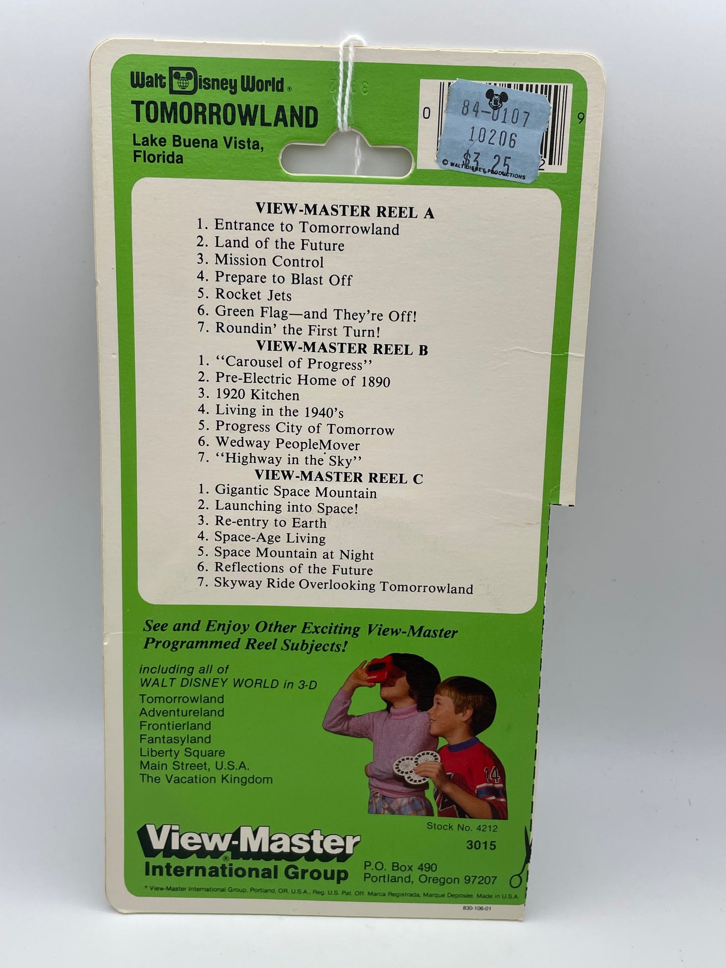View Master - Walt Disney - Tomorrowland Pack #103078