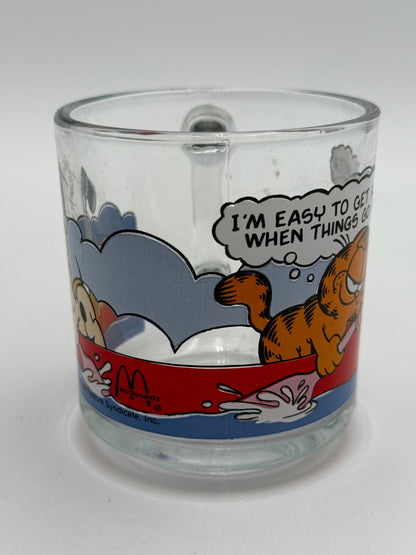 Garfield - McDonald’s - Glass Mug - Canoe 1978 #105292