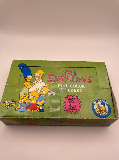 The Simpsons - Vintage Sticker Box 1990 #100821