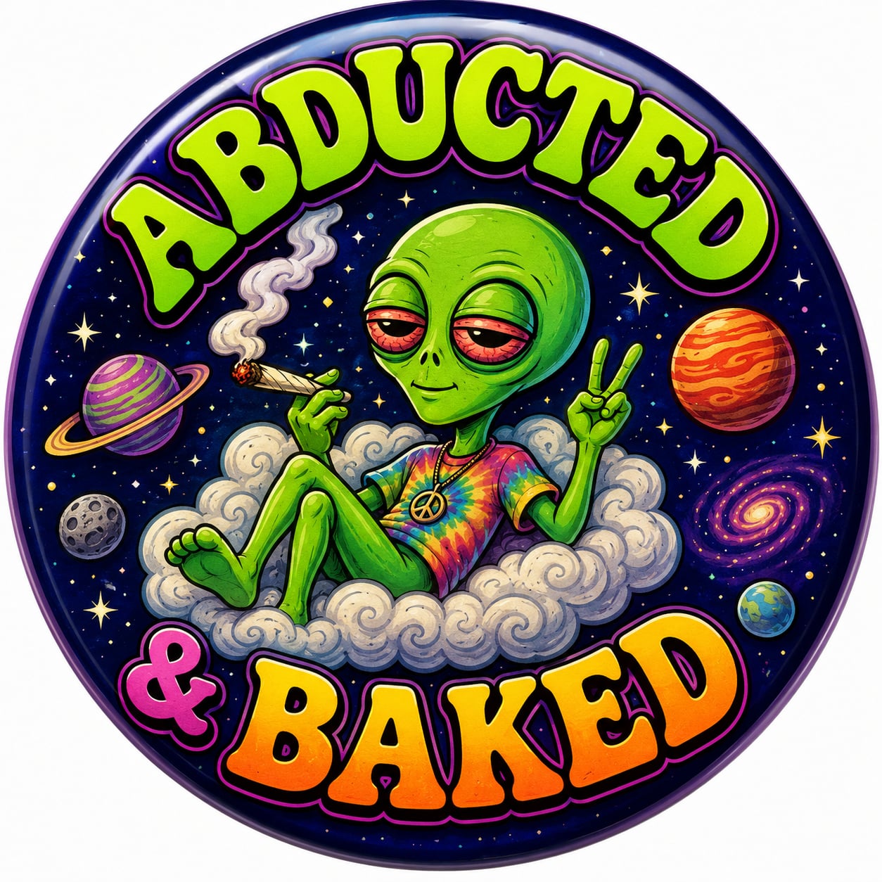Buttons - WTHC-Radio - Abducted & Baked #108062