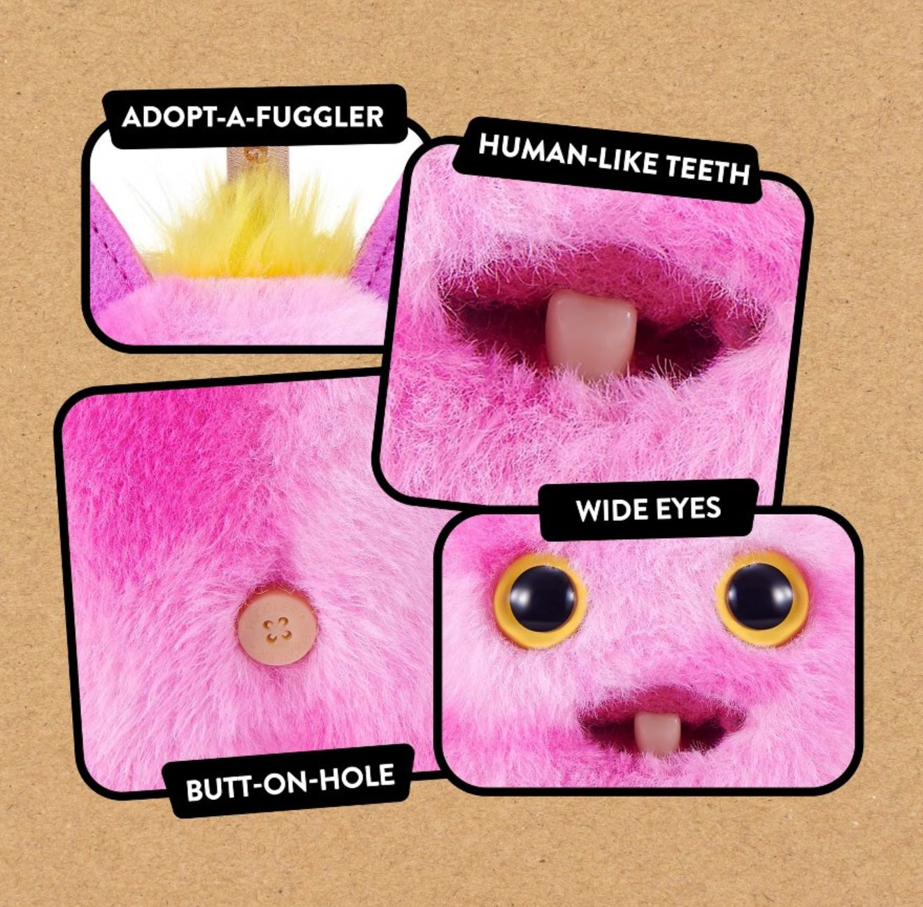 Fuggler - Baby Pinkles - Keyring - Rabid Rabbit 2025 #107416