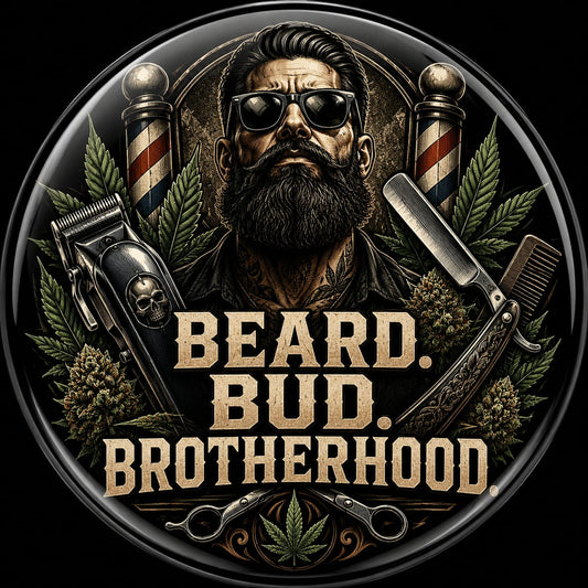 Buttons - WTHC-Radio - Beard Bud #107941