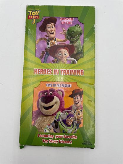 Toy Story 3 - Heroes in Training - Two Board Books 2014 #103541