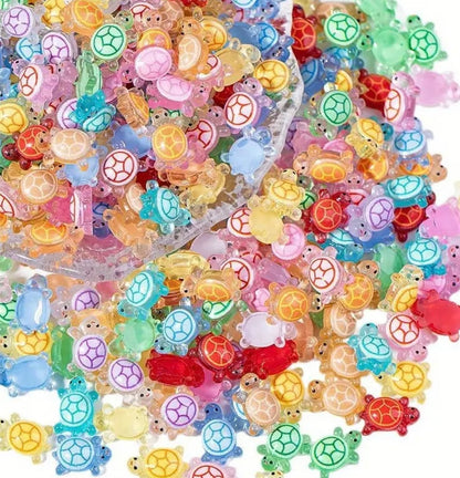 Mini Resin / 3D Print - Tiny Turtles - Assorted Colors #107185
