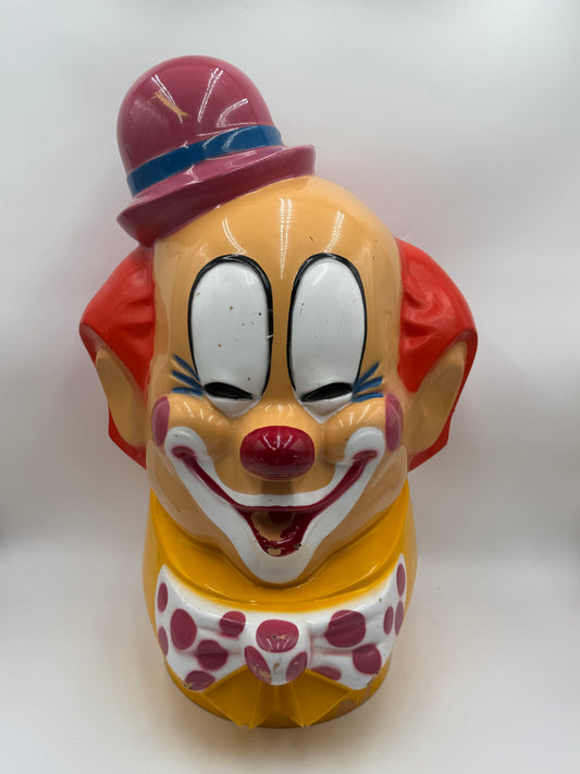 Clown Head - Vintage Helium Tank Cover 1974 #107154