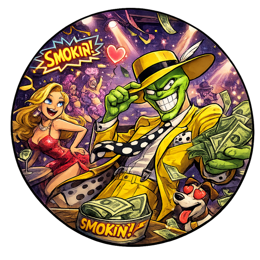 Button - 90s Theme - The Mask - Smokin! #107769