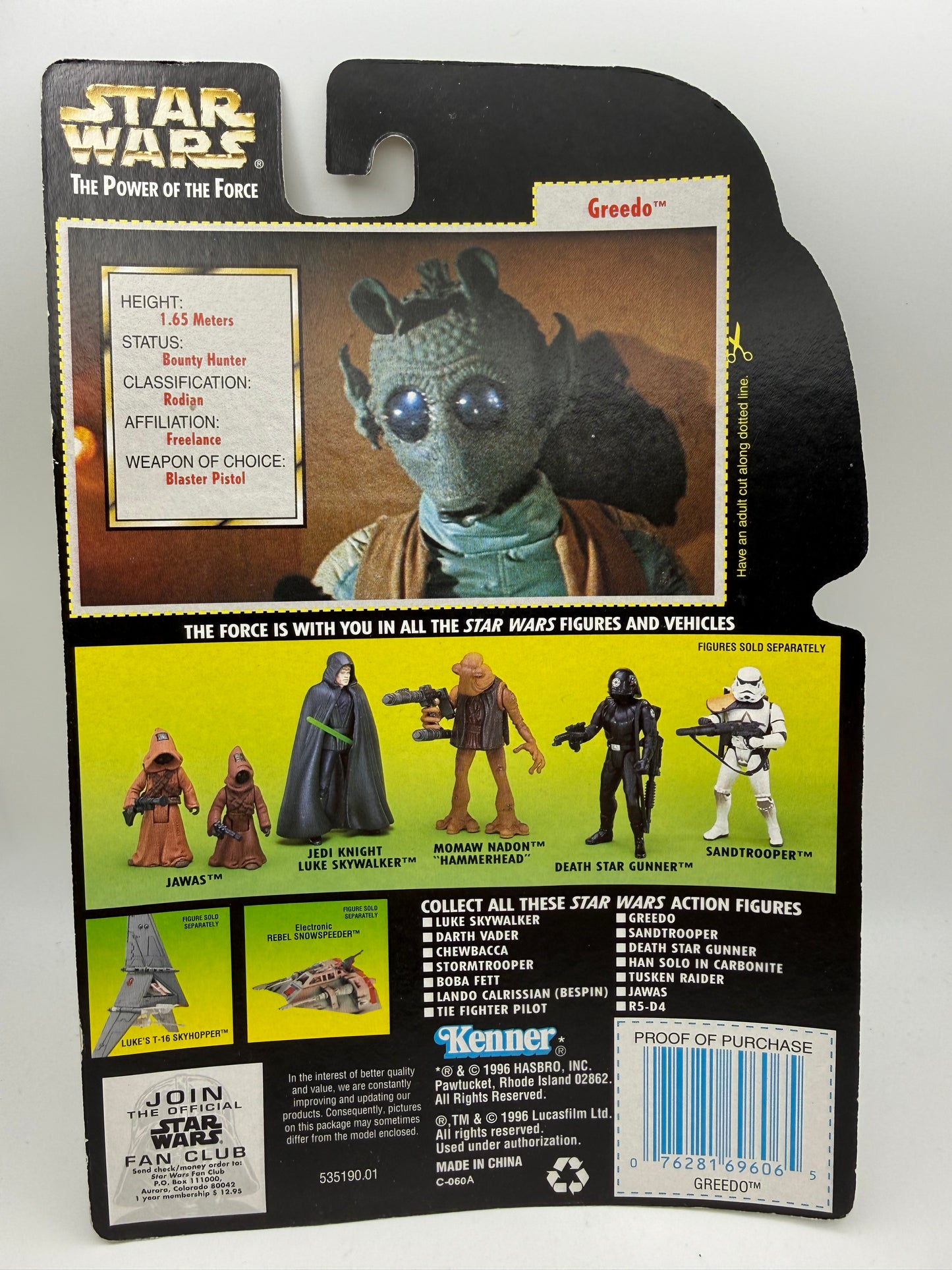 Star Wars - The Power of the Force - Greedo 1996 #107472