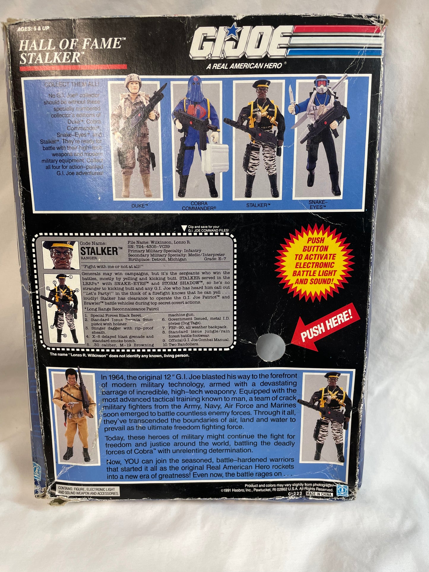 GI Joe - Hall of Fame - Stalker 1991 #100218
