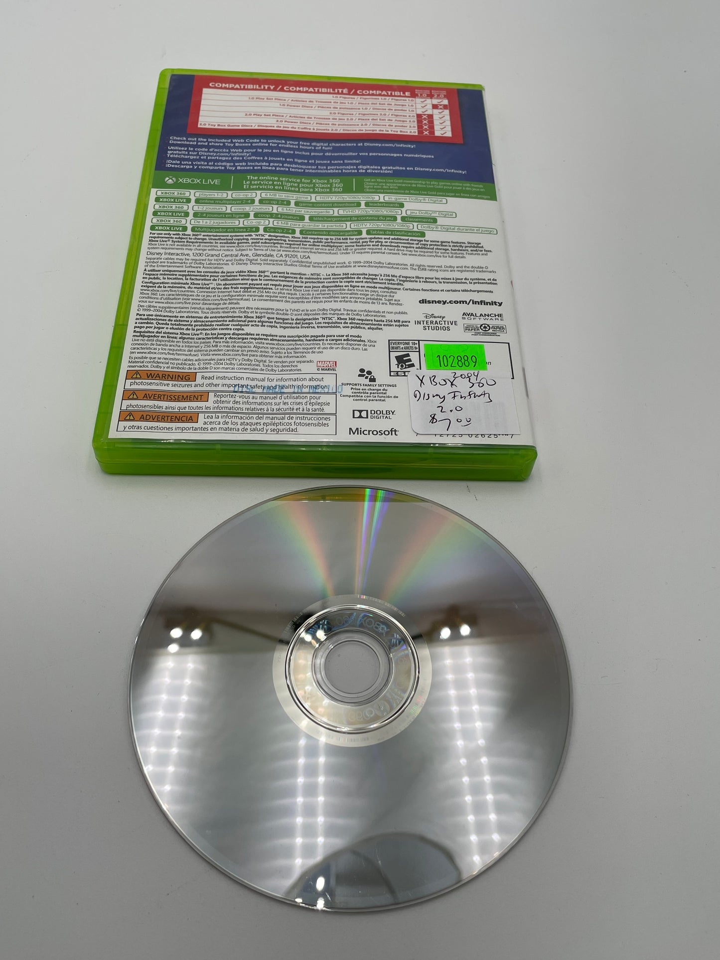Infinity - Disney - xBox 360 - Game 2.0 - #102889