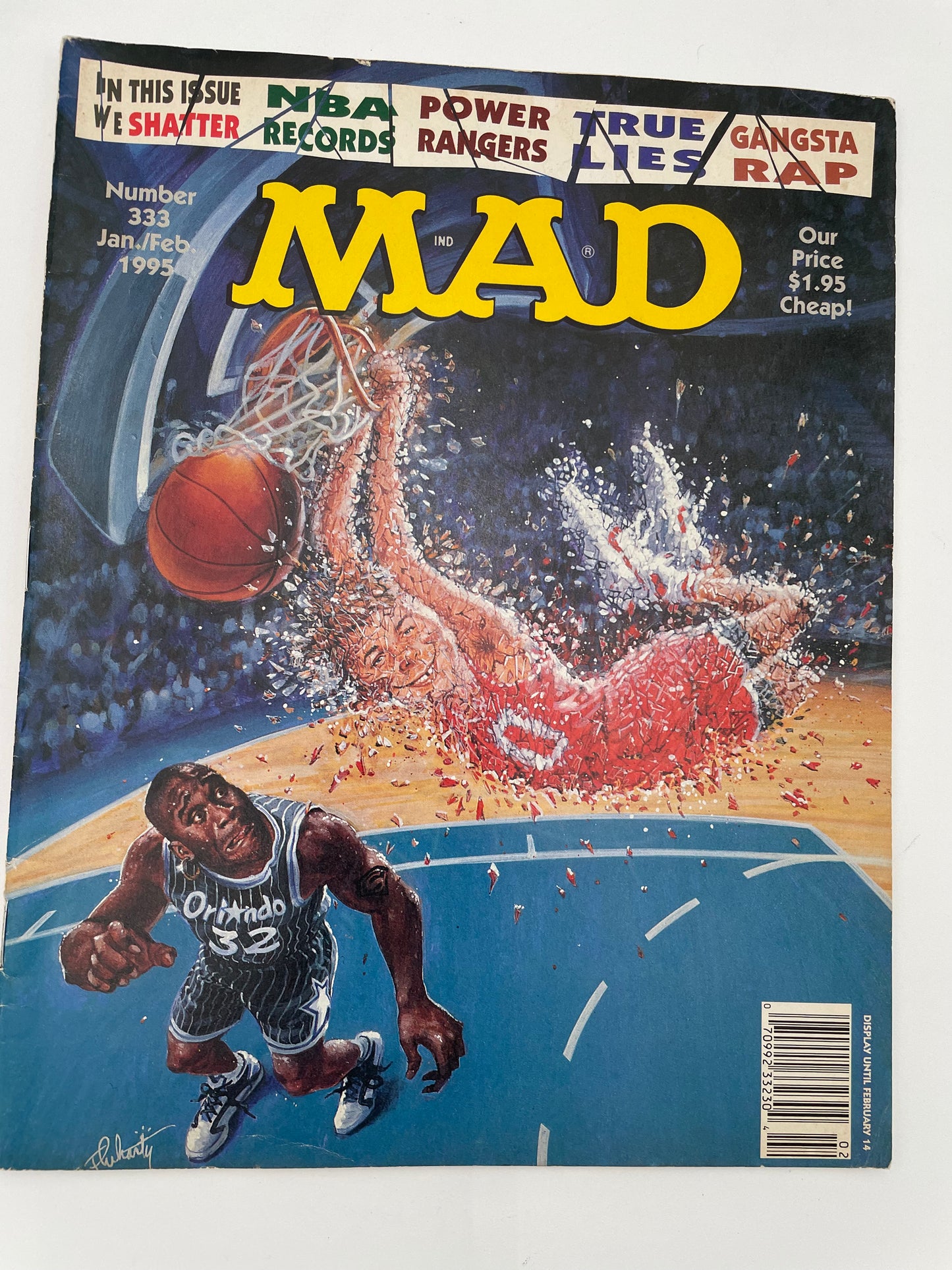 Mad Magazine - Shaq #333 - Jan/Feb 1995 #101495