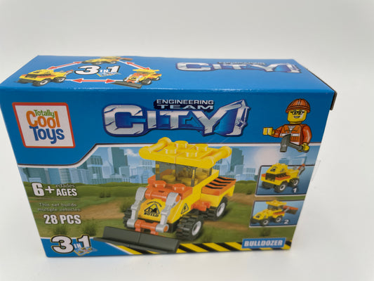 City Set - 3 in 1 Bull Dozer 2021 #102710