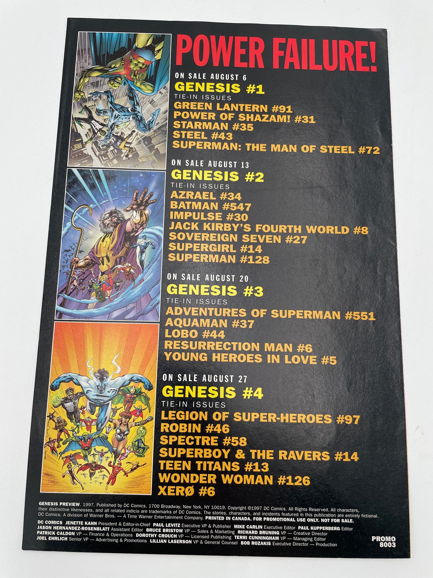 DC Comics - Genesis Free Preview 1997 #102366