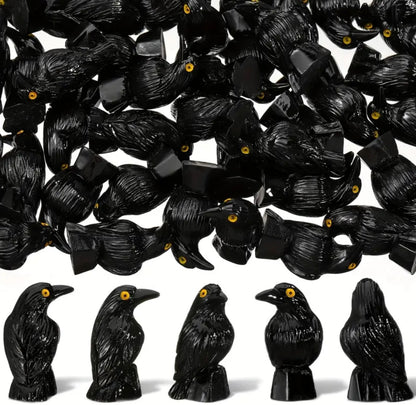 Mini Resin / 3D Print - Crows - Black #107188