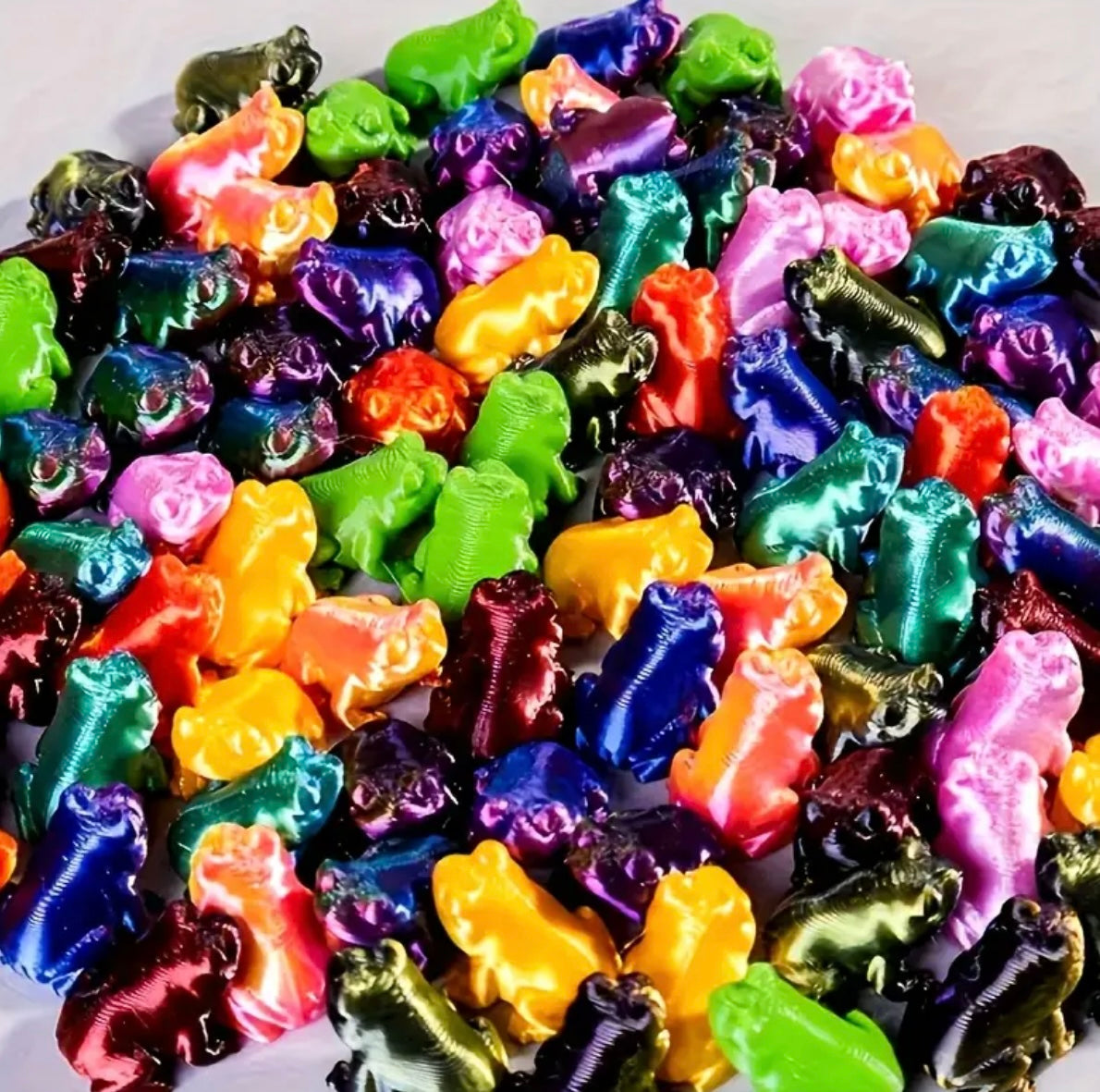 Mini Resin / 3D Print - Frog - Assorted Colors #107202