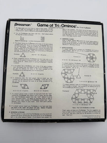 Pressman - Tri Ominos Game 1968 #105099