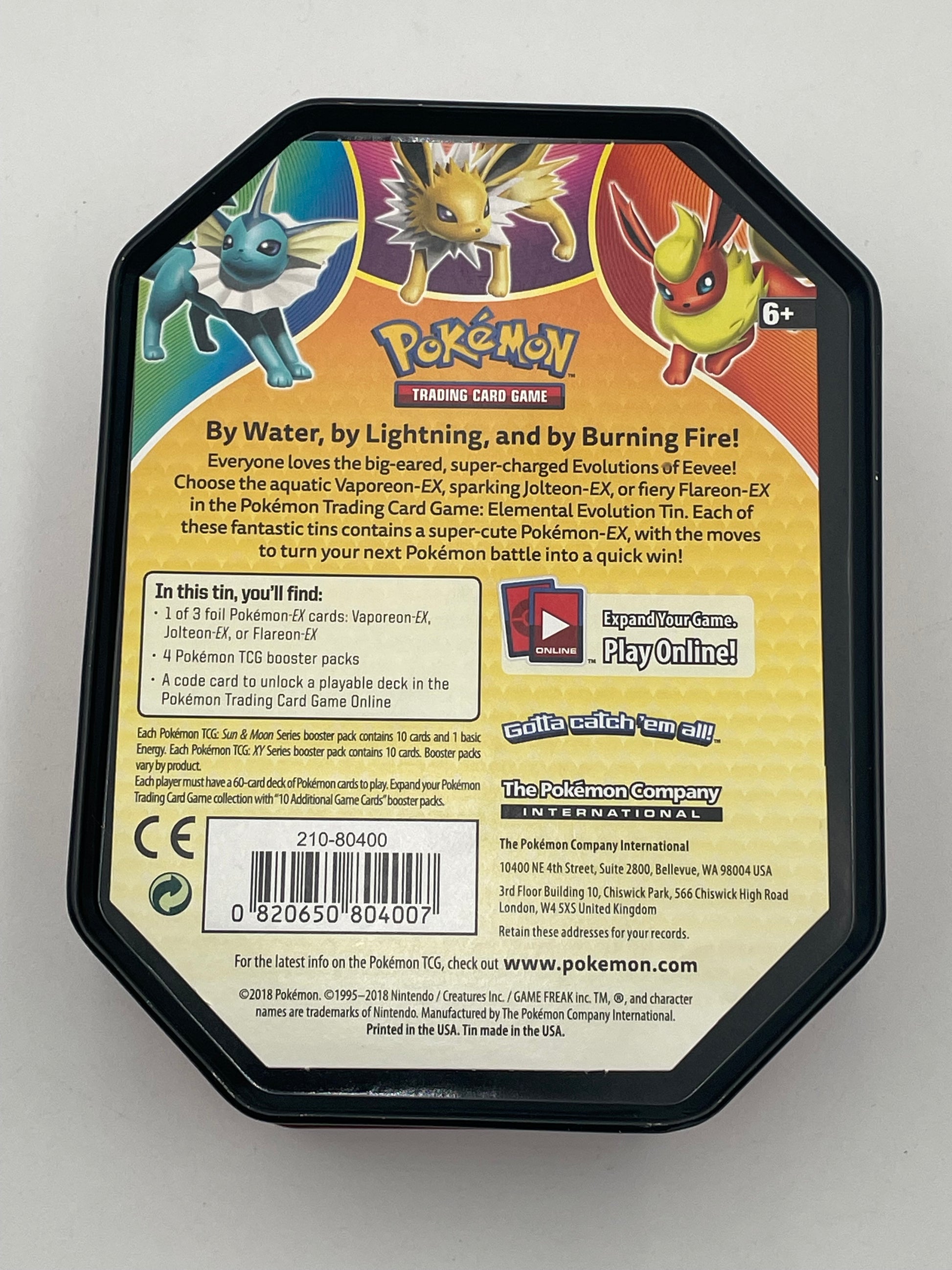 Pokmon - Empty Tin - Flareon 2018 #104143 Bird n' Squirrel Pokmon - Empty Tin - Flareon 2018 #104143 Bird n' Squirrel