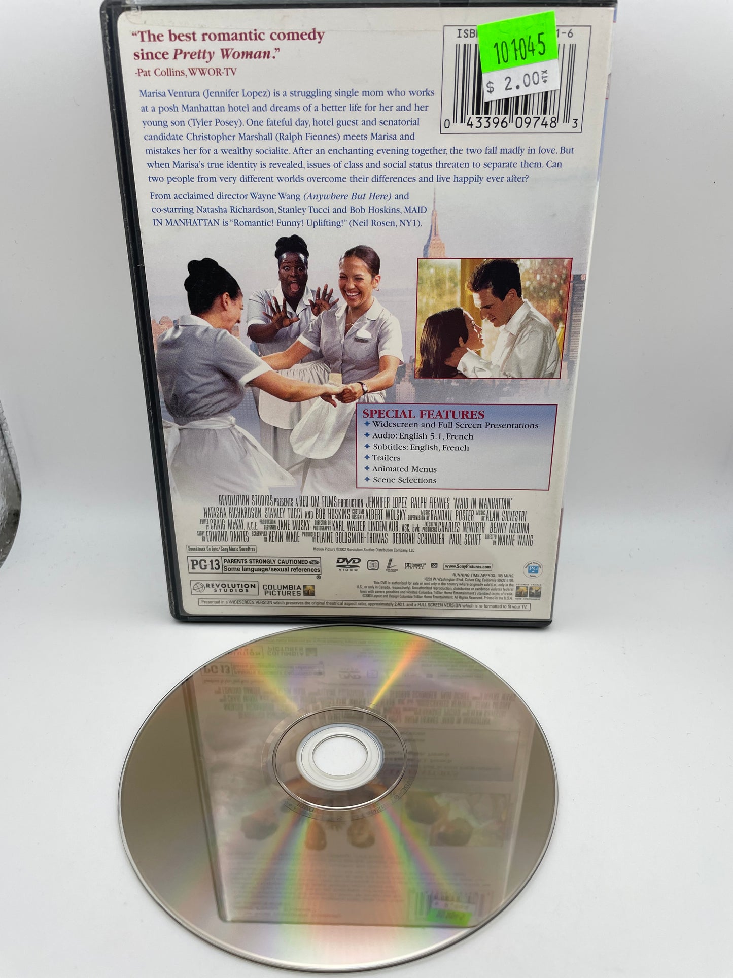 DVD - Maid in Manhattan 2002 #101045