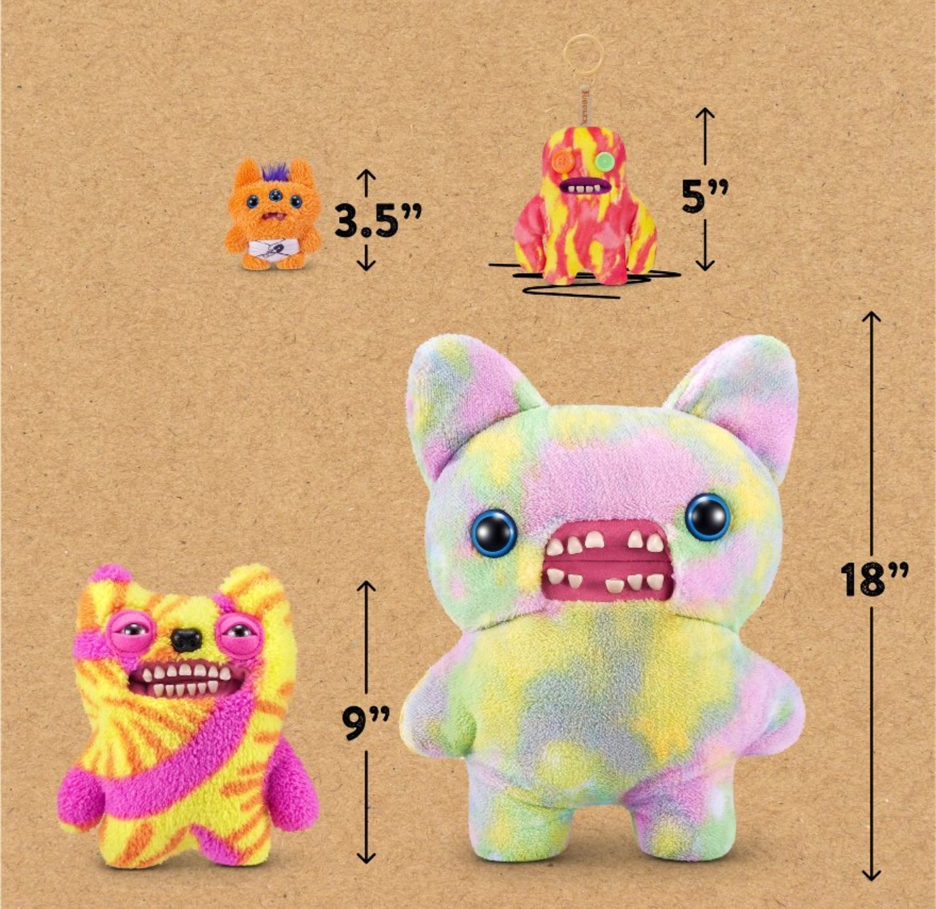 Fuggler - Keyring - Yellow/Red Sasquoosh 2025 #107421