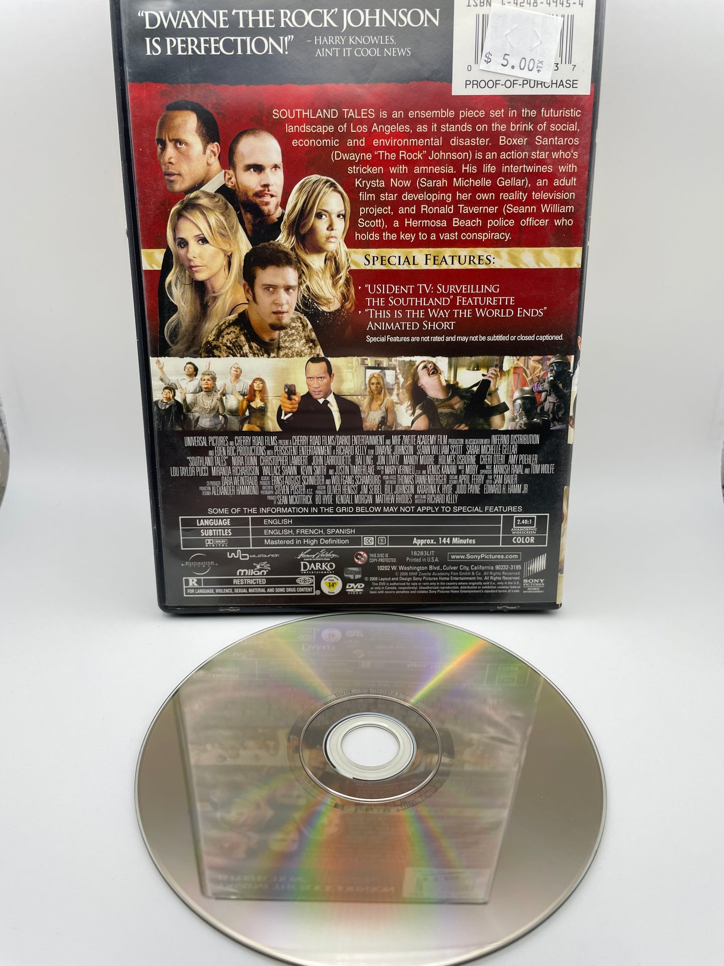 Dvd - Southland Tales 2006 #100513