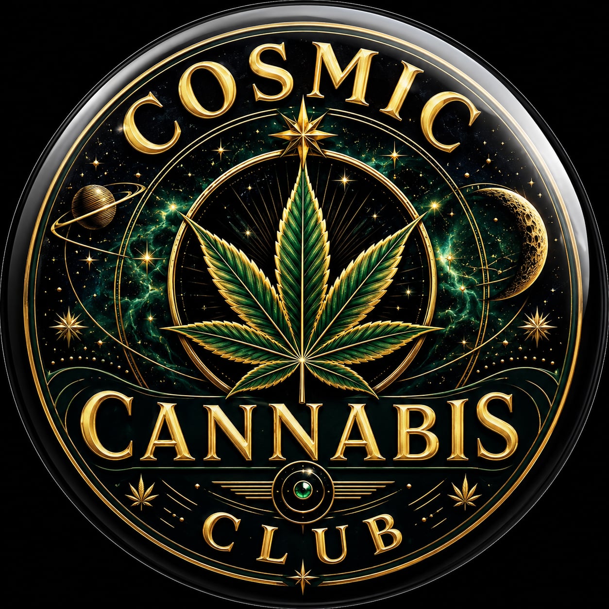 Buttons - WTHC-Radio - Cosmic Cannabis Club