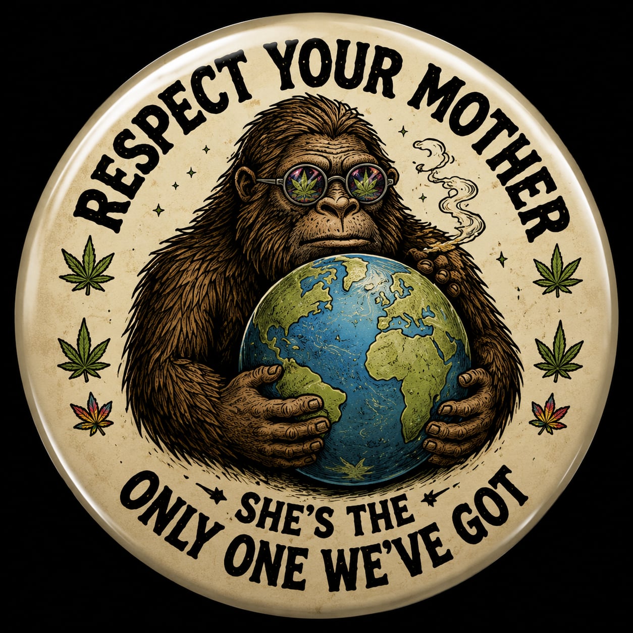 Buttons - WTHC-Radio - Respect Your Mother