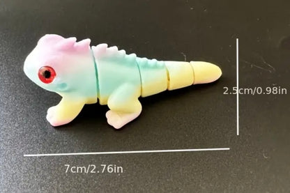 Small Resin / 3D Print - Articulated  - Iguanas - Assorted Colors #107219