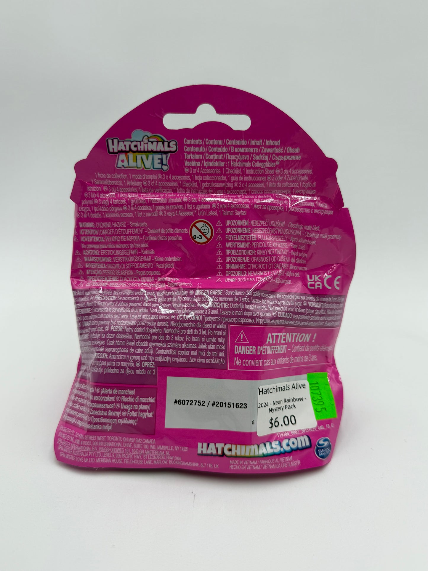 Hatchimals Alive - Neon Rainbow - Mystery Pack 2024 #107395