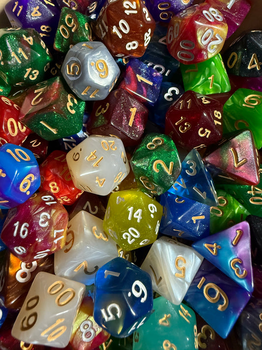 D&D Dice - Bulk Assorted - 12 for $9 #106637