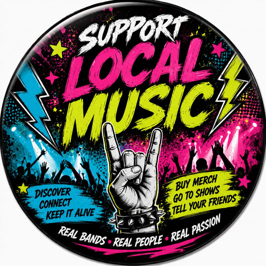 Buttons - WTHC-Radio - Support Local Music #107883