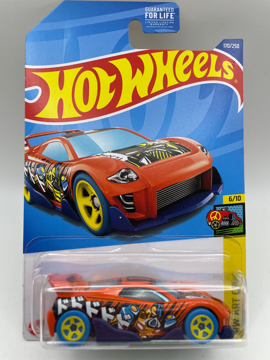 Hot Wheels - Art Cars #170 6/10 MS-T Suzuka Orange 2020 #103177