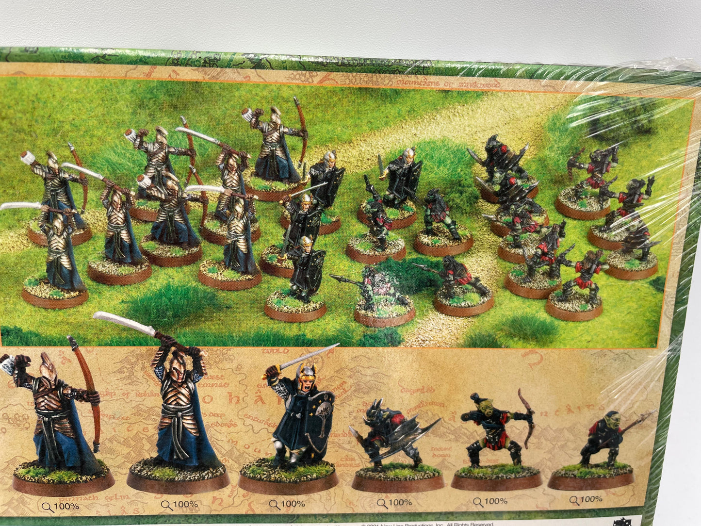 Lord of the Rings - Fellowship of the Ring - Warriors of Middle Earth Miniatures - RARE 2001 #104786