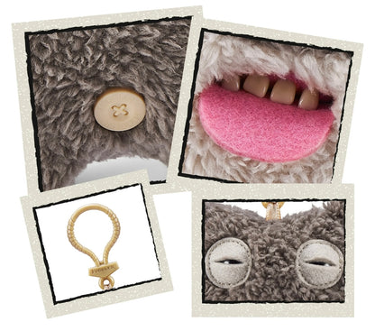 Fuggler - Keychain - Series 5 - Brown Scaresome Square Bear 2024 #107052
