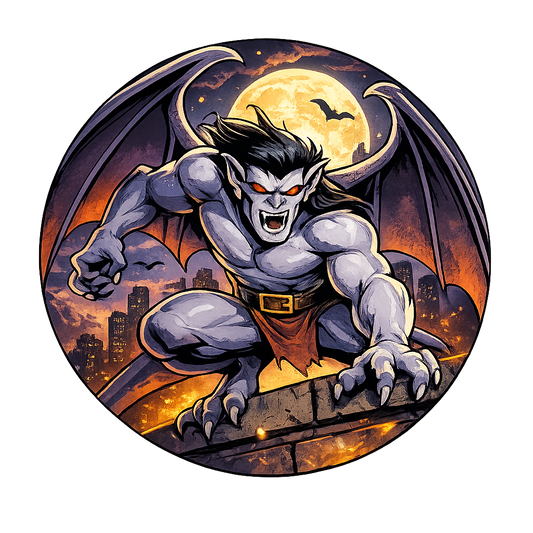 Button - 90s Theme - Gargoyles - Rooftop 2 #107778