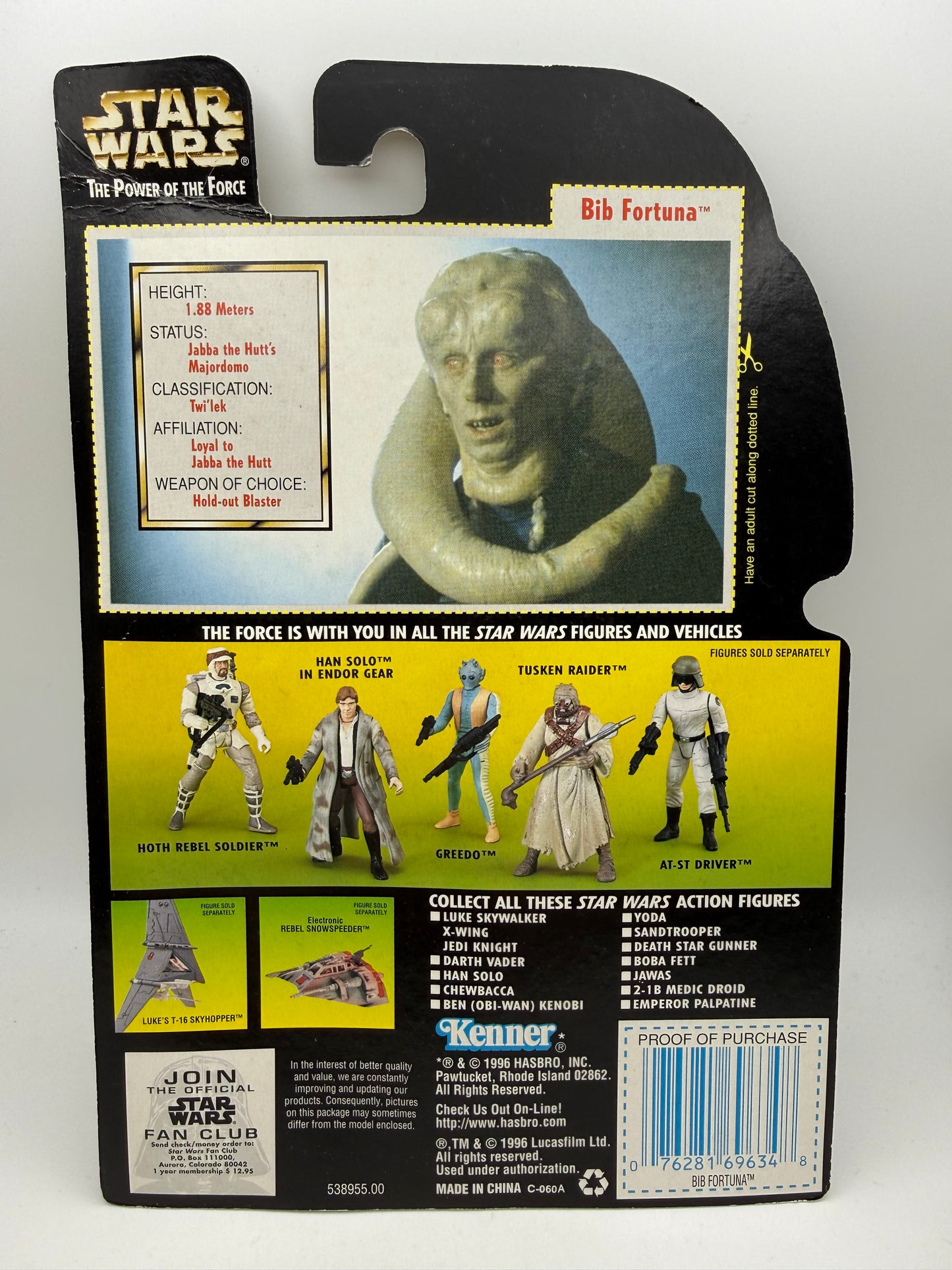 Star Wars - The Power of the Force - Bib Fortuna 1996 #107477