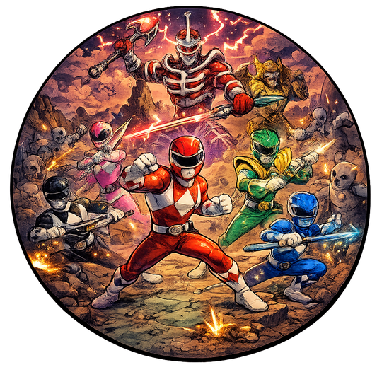 Button - 90s Theme - Power Rangers - Battle #107766