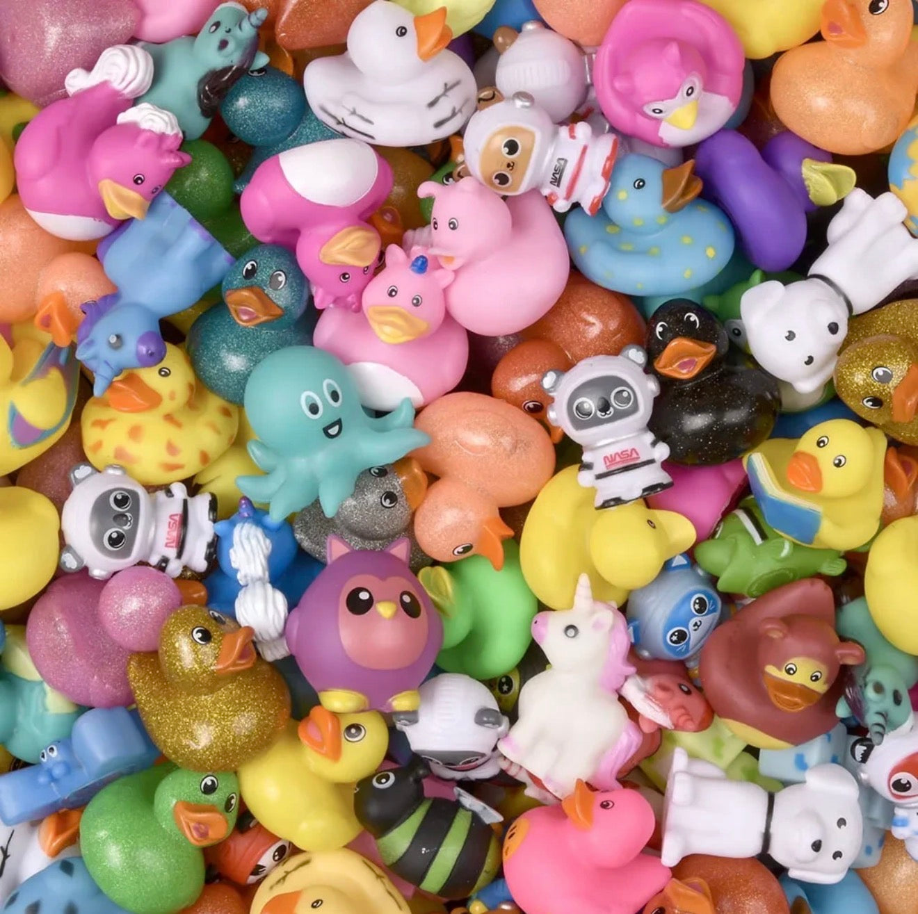 Rubber Ducks - Assorted - 2” Size #108276