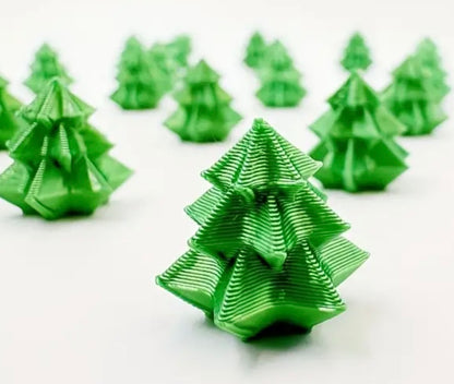 Mini Resin / 3D Print - Christmas Trees - Assorted Colors #107214