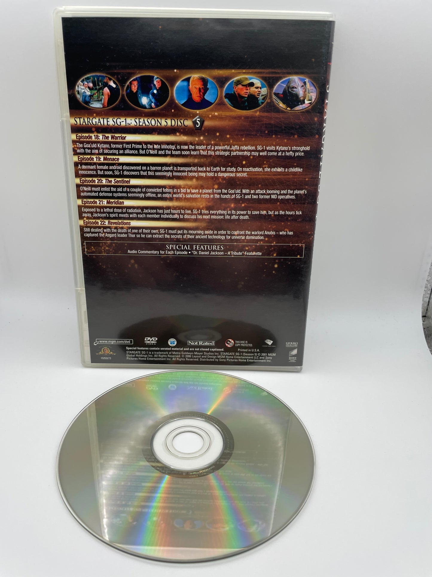 Dvd - Stargate SG1 - Season 5 Set 2001 #100618
