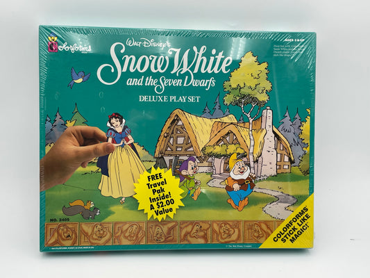 Disney - Colorforms Deluxe Playset - Snow White and the Seven Dwarfs 1993 #104395