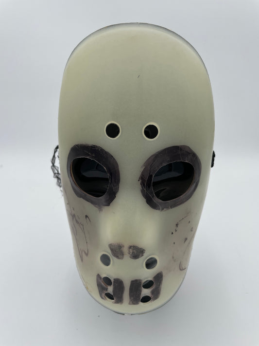 Halloween Mask - Vintage 1990s - Glowing Hockey Mask #100498