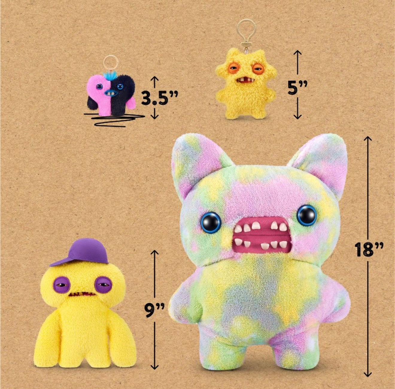 Fuggler - Baby Pinkles - Keyring - Hearty McFarty 2025 #107415