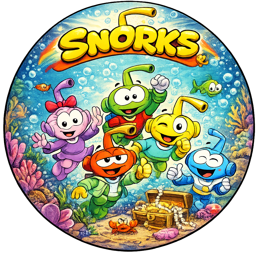 Button - 80s Theme - Snorks
