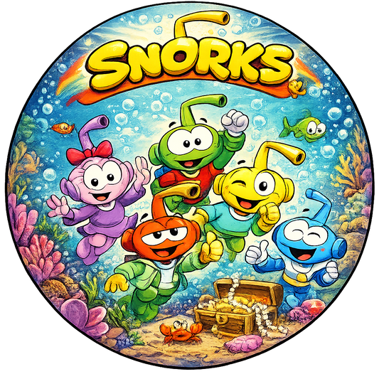 Button - 80s Theme - Snorks #107648