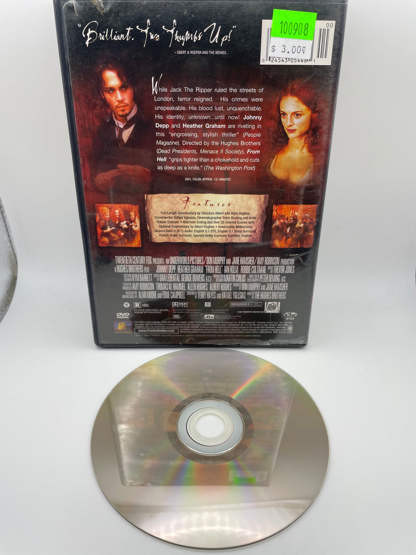 DVD - From Hell 2002 #100908