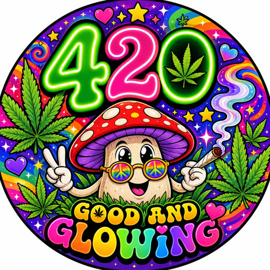 Buttons - WTHC-Radio - 420 Good and Glowing #107868