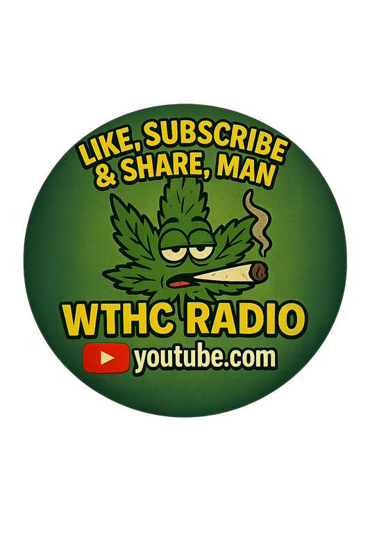 Button - WTHC-Radio - Smokin Leaf