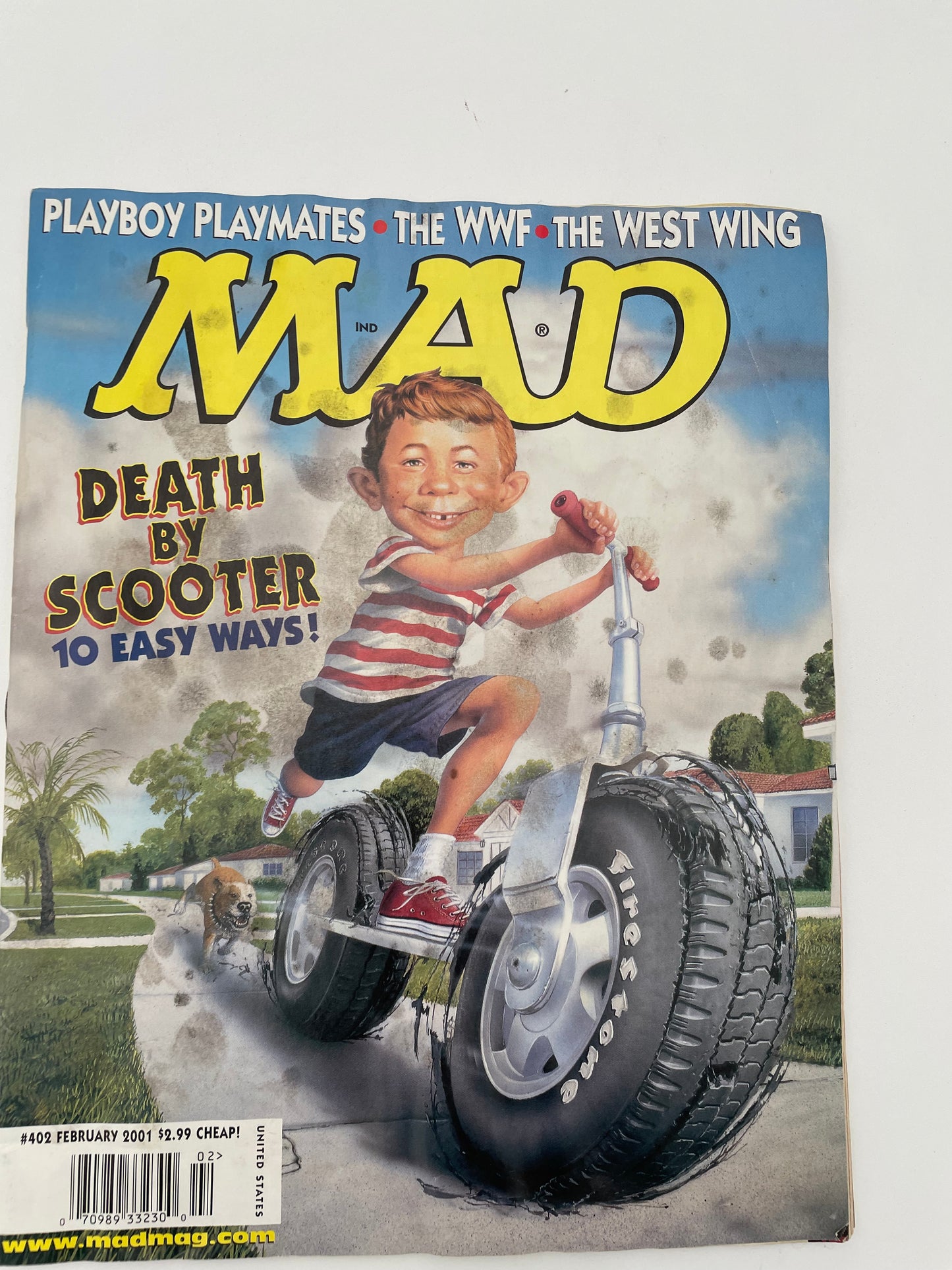 Mad Magazine - Death by Scooter #402 - February 2001 #101376