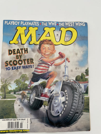 Mad Magazine - Death by Scooter #402 - February 2001 #101376