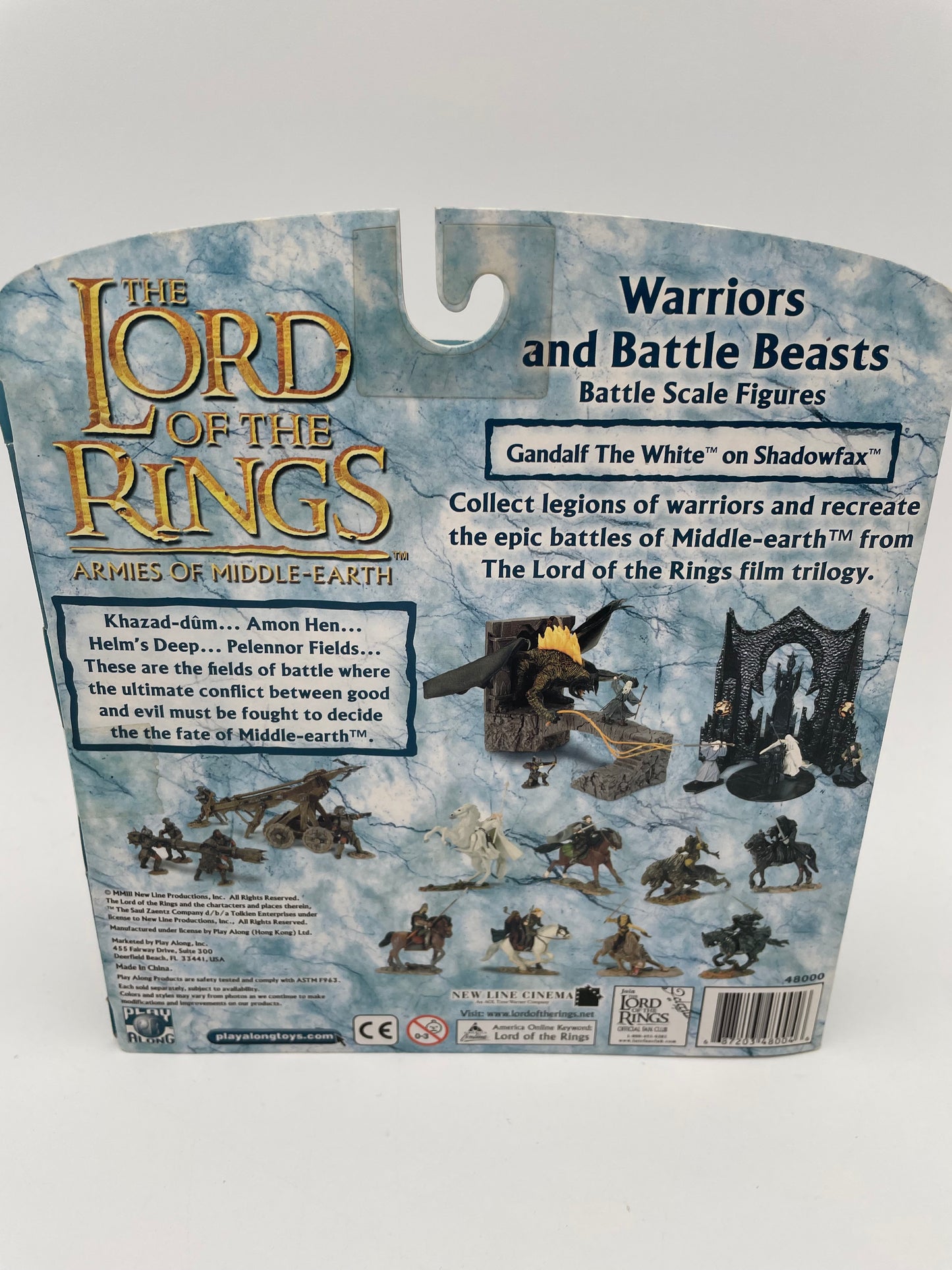 Lord of the Rings - Armies of Middle Earth - Gandolf the White on Shadowfax 2003 #104771