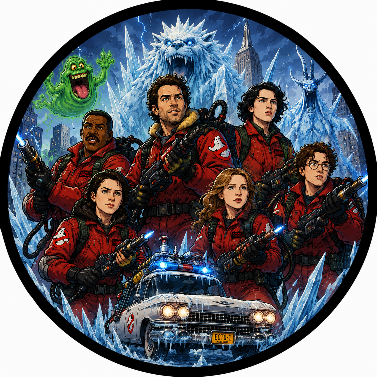 Buttons - Ghostbusters - Frozen Empire Crew #108170
